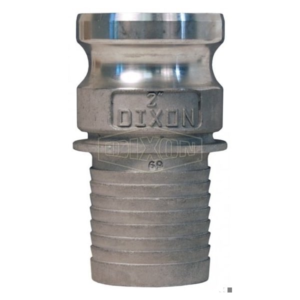 Type E Cam and Groove Adapter, 1-1/2 in, Male Adapter x Hose Shank, 316 SS, Domestic